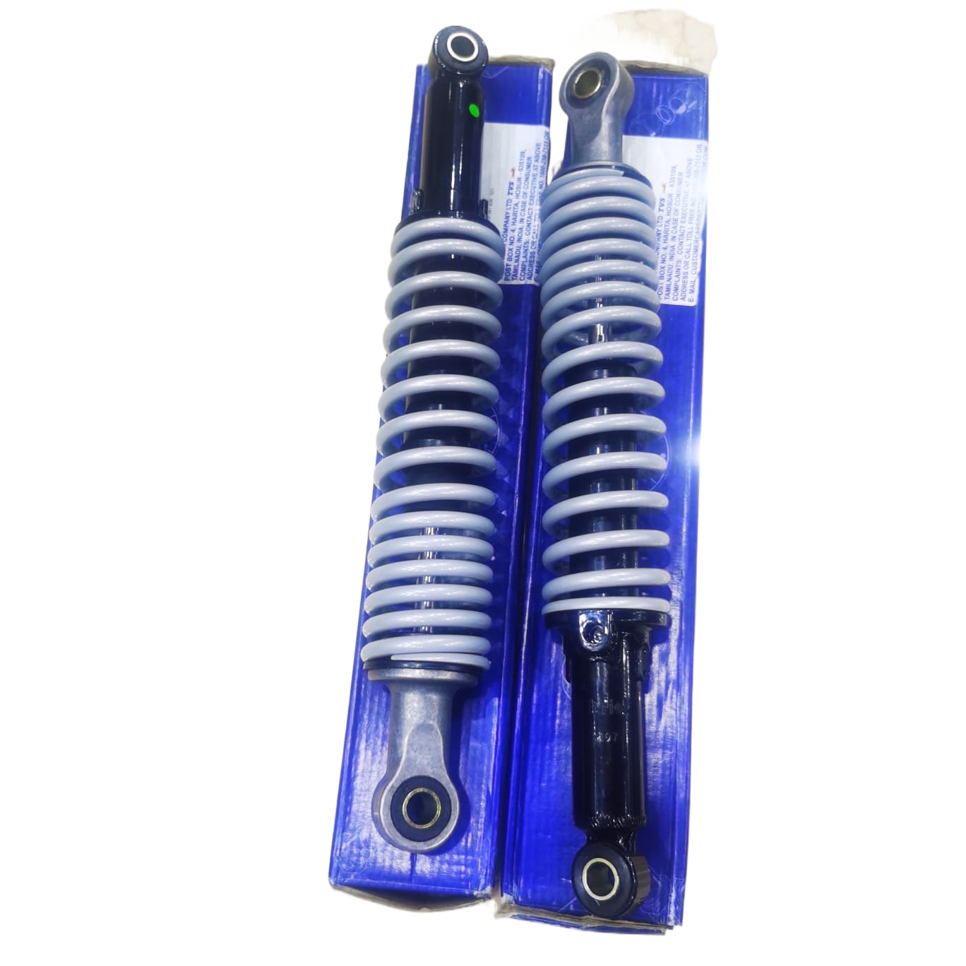 Rear Shock Absorber  TVS Metro Plus 2 Pieces  a Set Silver Color
