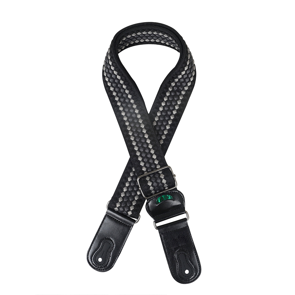 Acoustic Electric Guitar Bass Straps Embroidery Patterns Guitar Strap Adjustable Length From 94 To 156CM For String Instruments. 