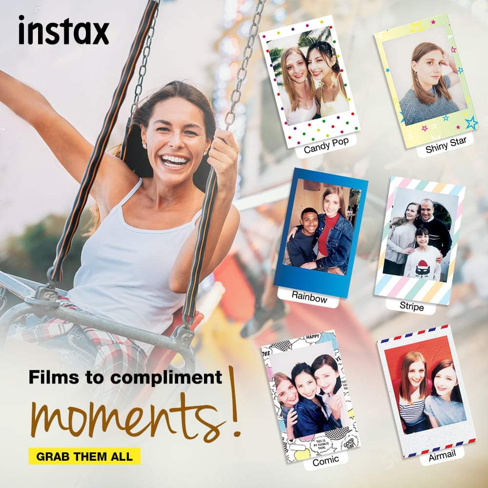 Fujifilm 20 Sheet Instax Camera (86 x 54mm) White Film Size Hi-Speed ISO 800 Polystyrene pack and Light-Shielding Cover Sheet