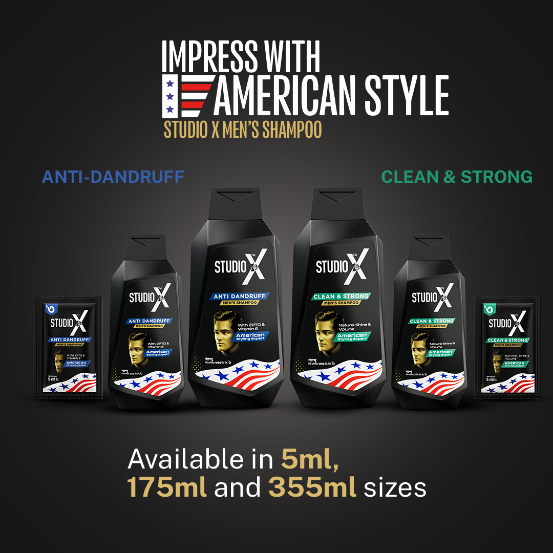 Studio X Anti Dandruff Shampoo for Men 175ml. 