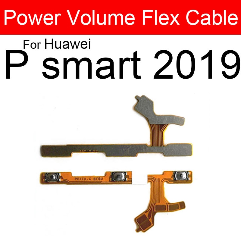 Power Volume Side Buttons Flex Cable For Huawei P Smart Plus 2018 2019 2020 2021 P Smart S Z Pro Power Switch Flex Ribbon Repair. 