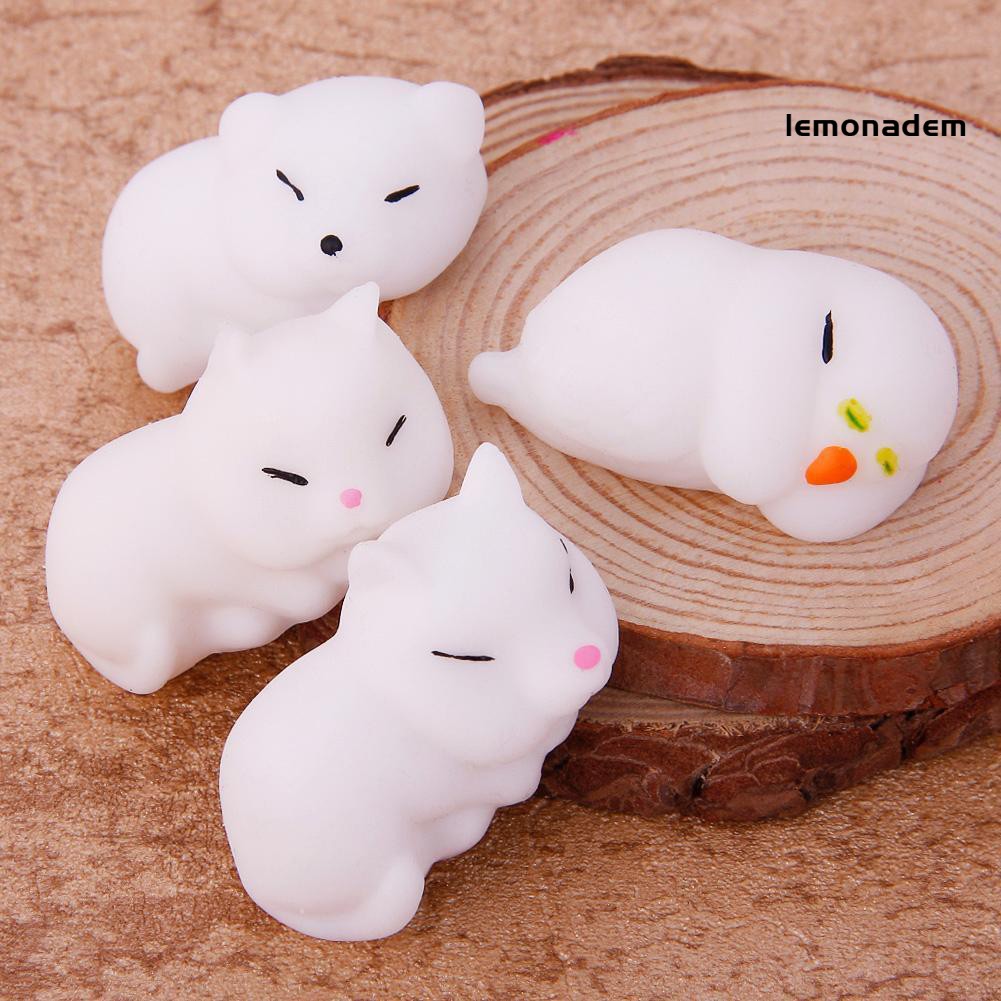 Lem Cartoon Animal Mochi Squishy Cat Seal Healing Toy Soft Squeeze Abreact Fun Gift. 