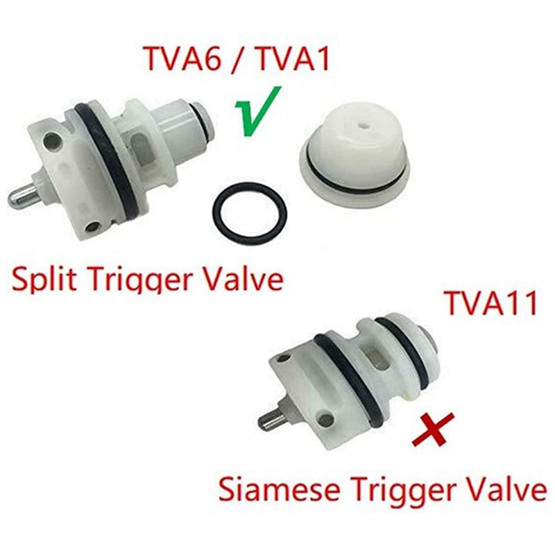 O-Ring Rebuild Kit and TVA6/TVA1 Trigger Valve for Bostitch F28WW. 