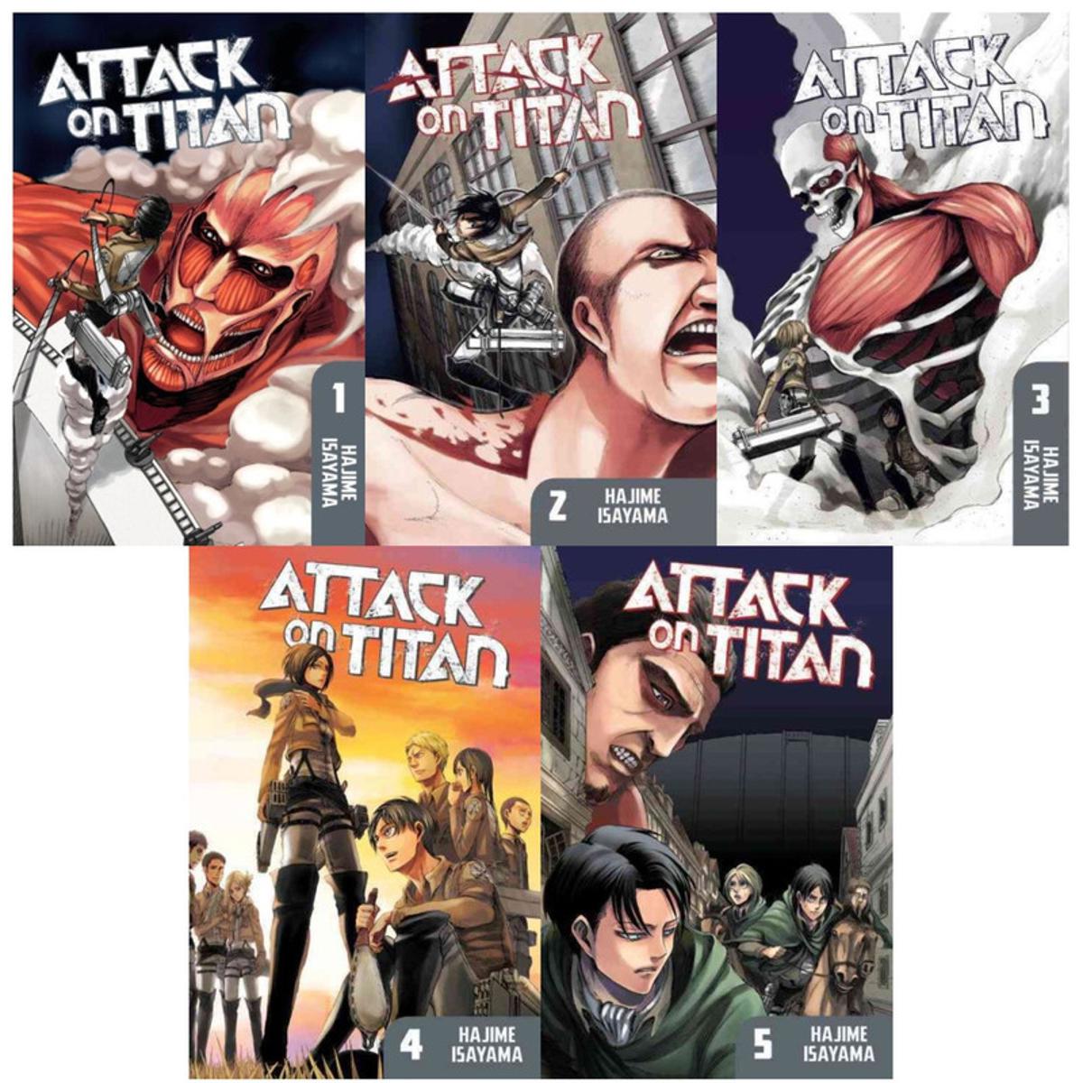 Attack Volume 1-5 Collection for Book Lover