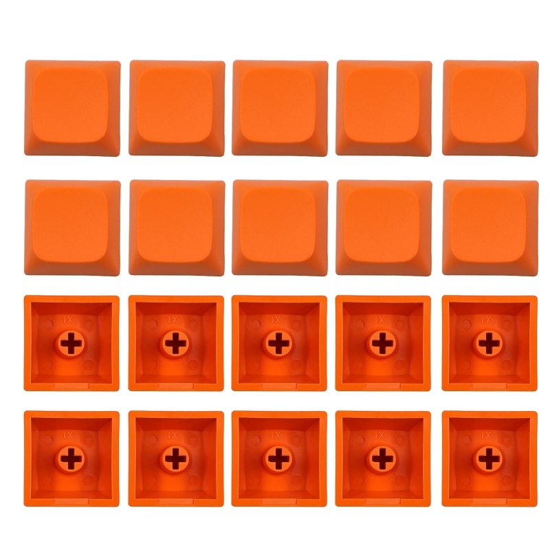 20 Keys PBT Keycap XDA Profile 1U Not Engraving Blank Key Cover Unique Character Key Button for Mechanical Keyboard. 