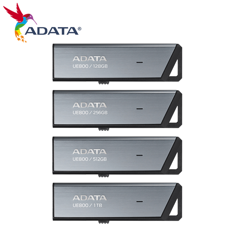 ADATA ELITE UE800 USB Flash Drive 128GB 256GB 512GB 1TB High Speed USB 3.2 Gen2 Type-C Pendrive USB Memory Stick Mini U Disk. 