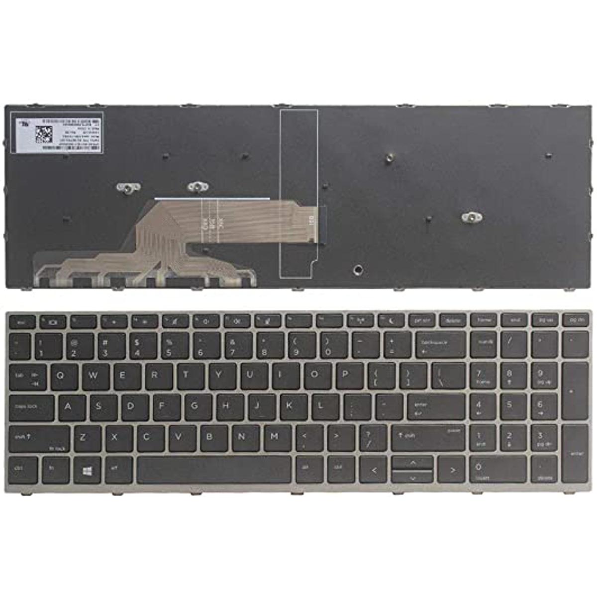 New Laptop Replacement Keyboard for HP ProBook 450 G5 455 G5 470 G5 US Layout (With Frame)