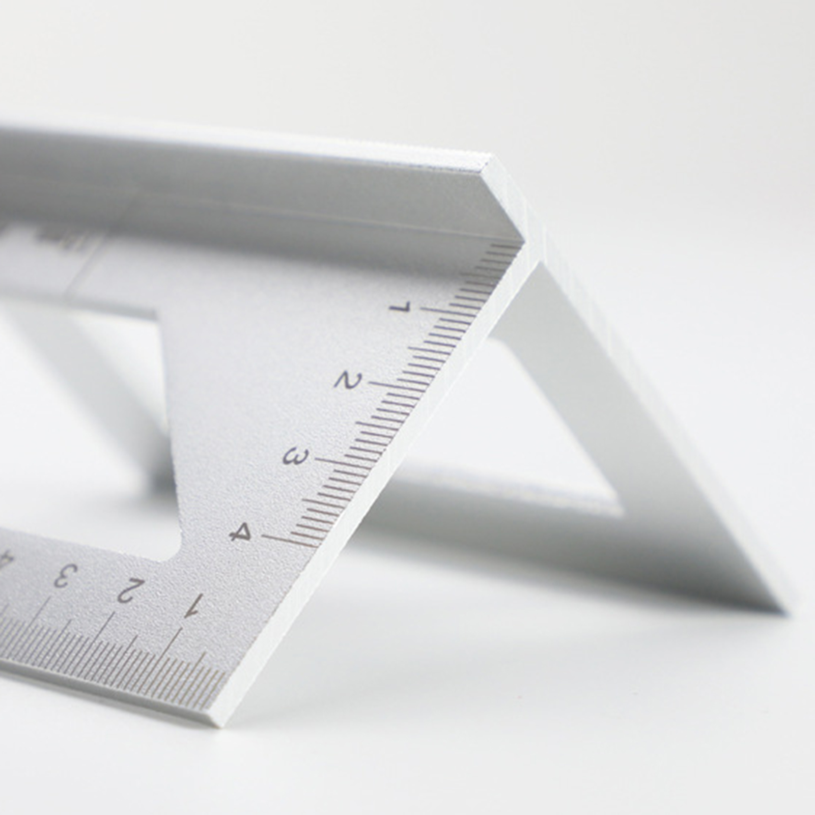 Aluminum Alloy 45/90 Degree Angle Ruler Vertical T-shape Gauge Protractor Tool. 