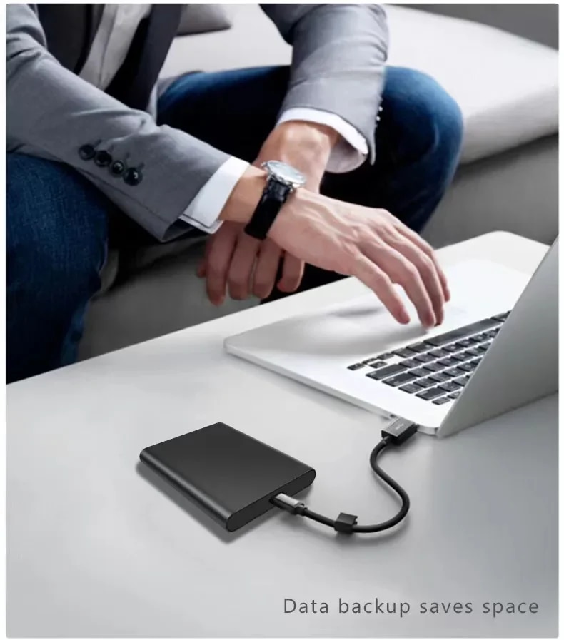 2024 New Portable SSD 1TB External Solid State Drive 4TB High capacity Hard Disk M.2 Portable storage USB 3.1 Hard Drives. 