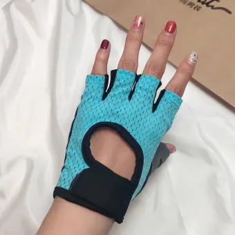 ladies half finger gloves