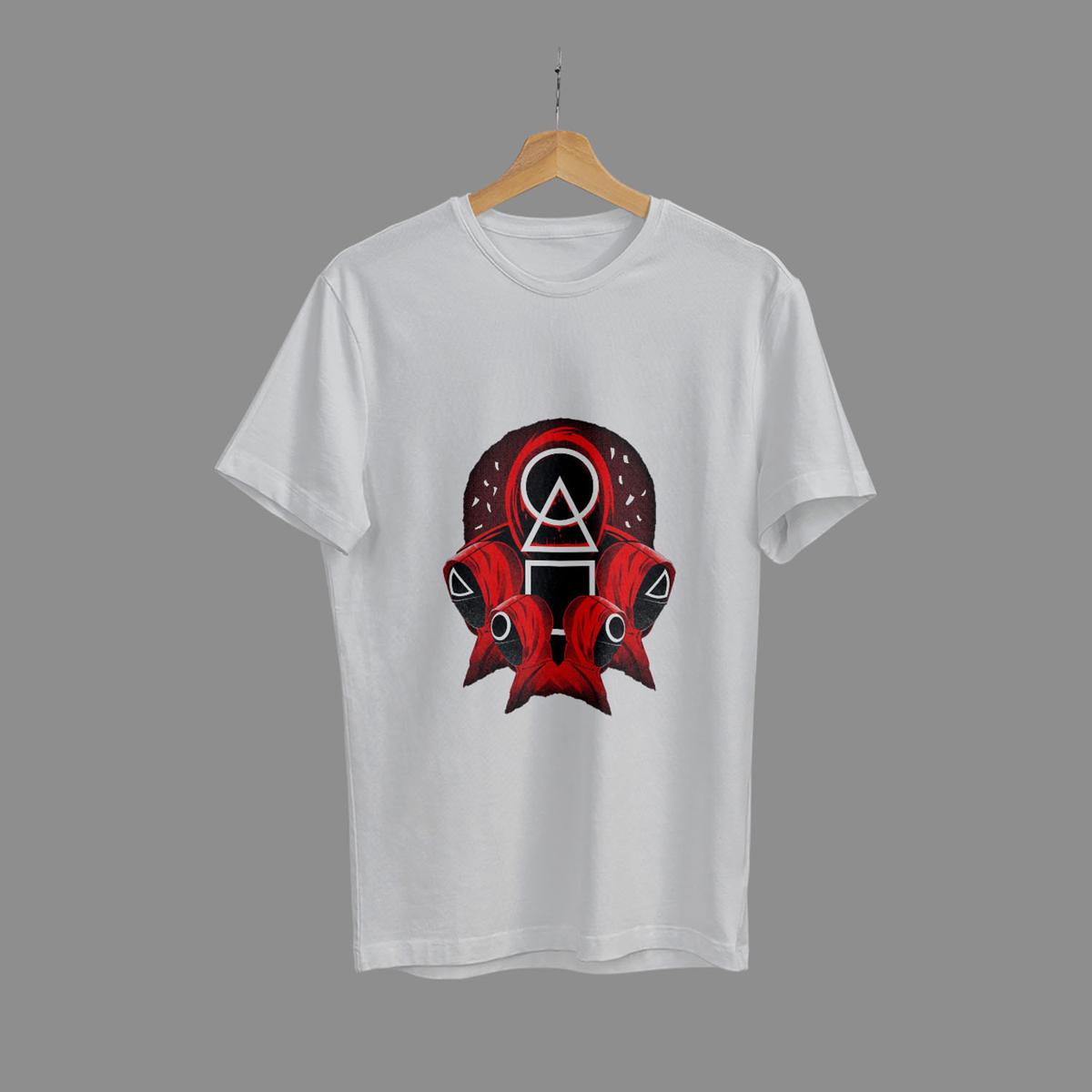 Ensemble Yourself - Upscale Need - Squid Game White T-Shirt - Sensible - Must Have - Slik Option - Well Inspired & Crafted