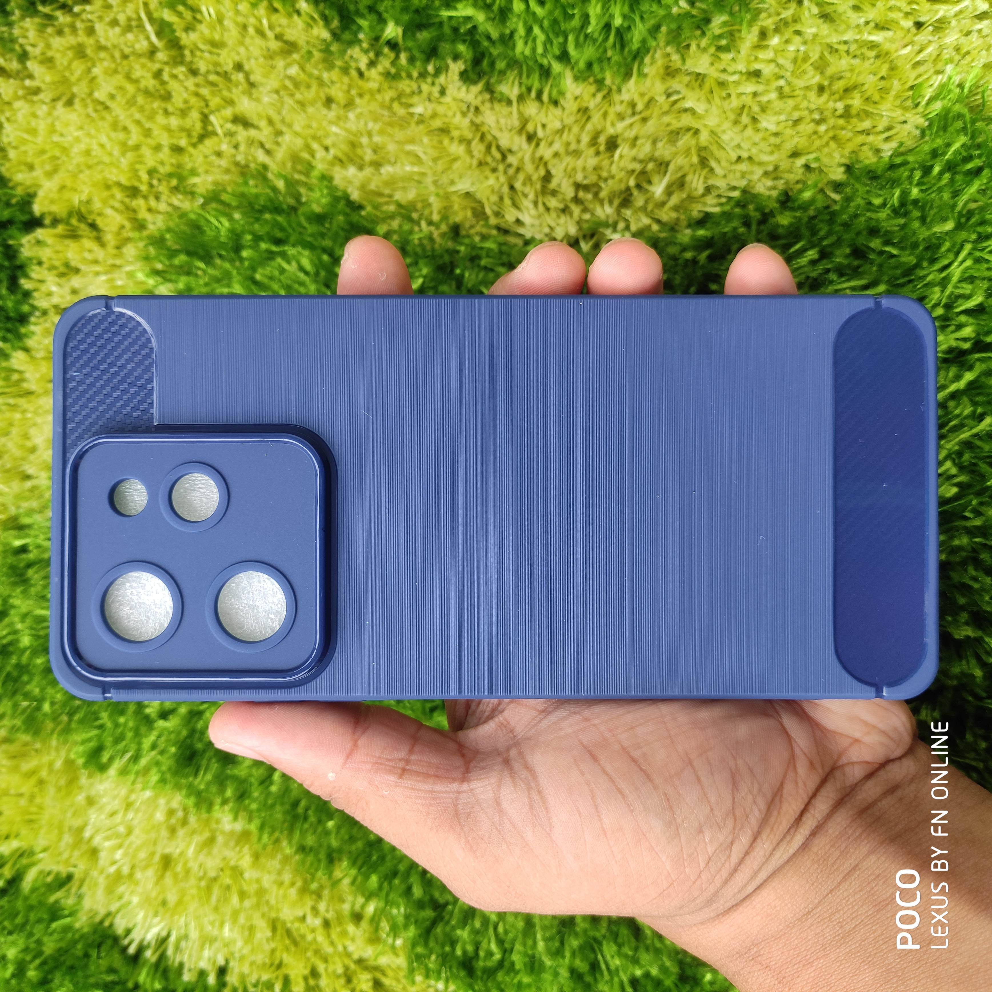 For Lava Benco S1 Pro Silicone Back Cover With Carbon Fiber Texture Bencos1pro S 1Pro s1proback Part. 