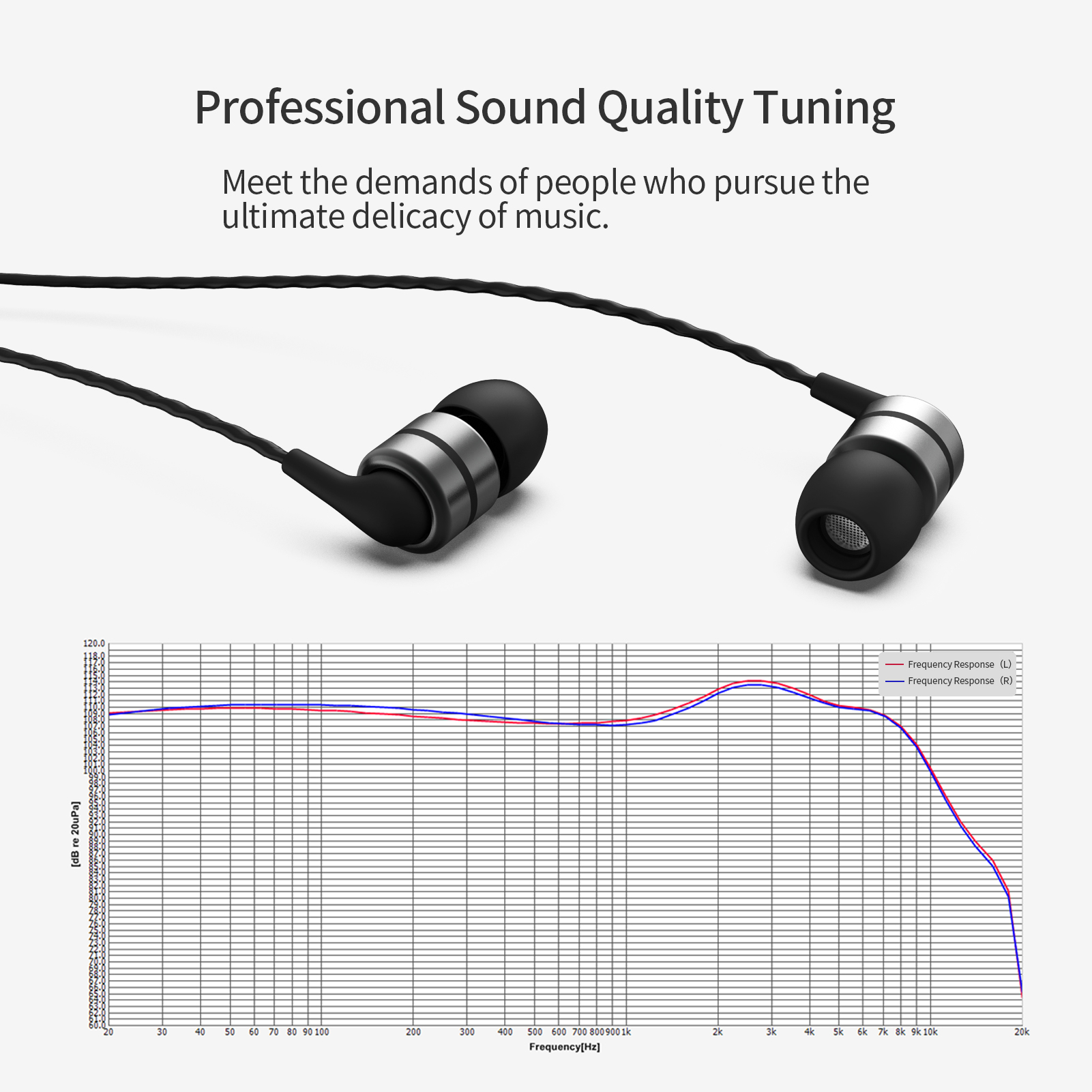 SoundMAGIC E80C Wired Earbuds with Microphone HiFi Stereo Earphones Noise Isolating in Ear Headphones Super Bass for Audiophile. 