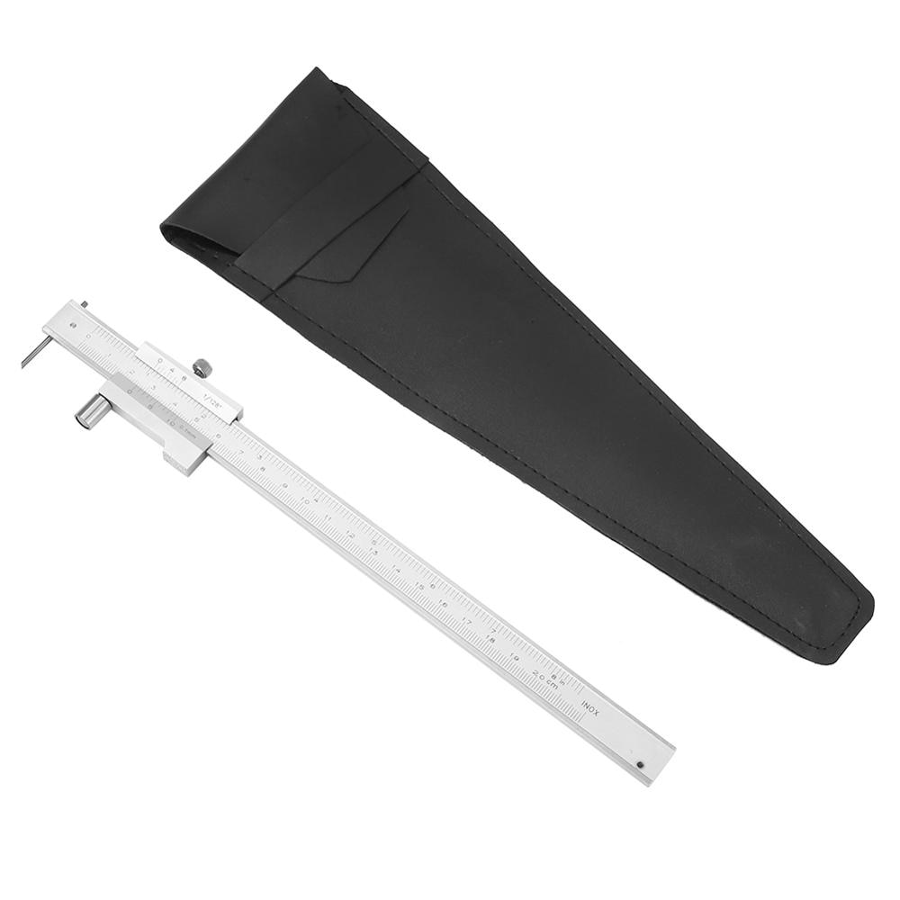 0-200mm Stainless Steel Vernier Caliper Gauge Micrometer Parallel Line Marking Ruler Scriber Measuring Tool Metal Calipers. 