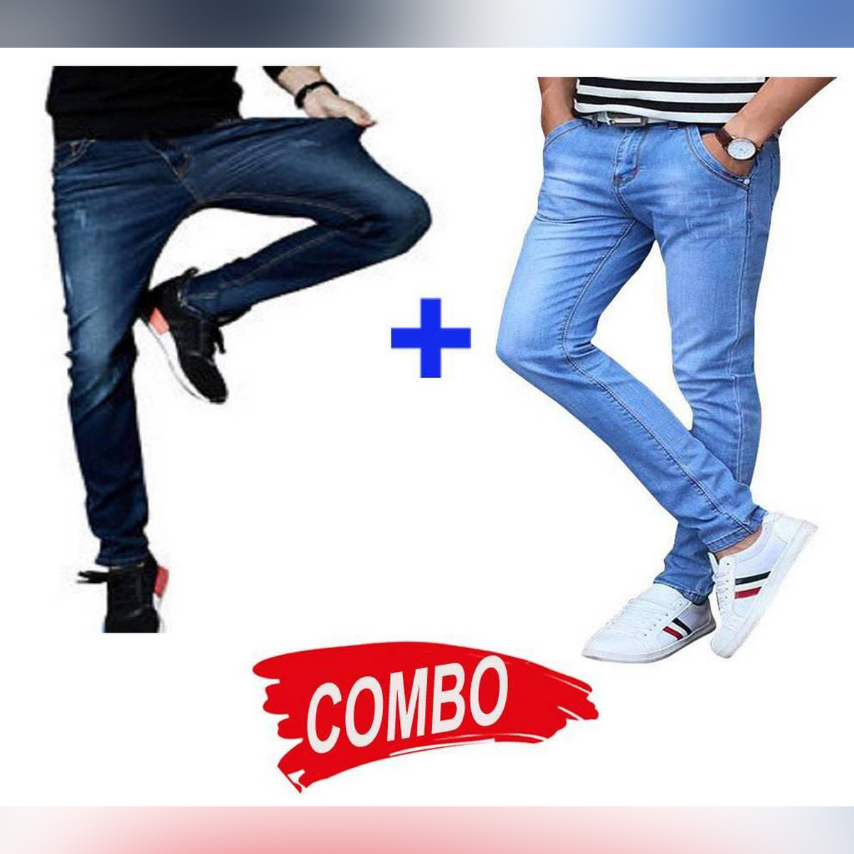 Blue Denim Jeans for Men Combo: Buy 