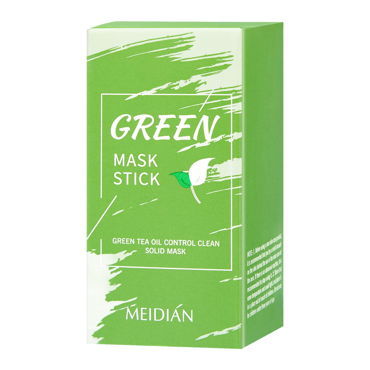 Charm point cross-border mud mask, green tea solid mask, deep cleansing, cement mask, shrink pores, apply. 