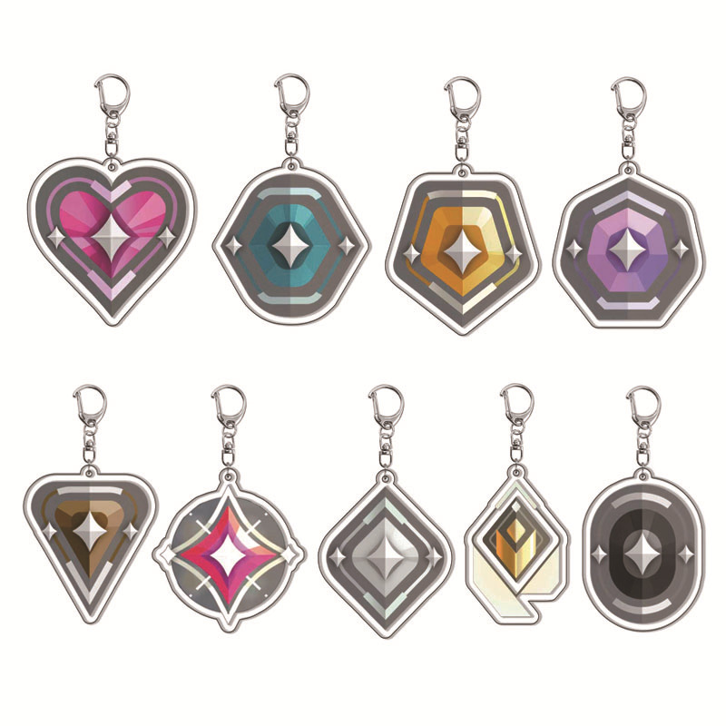 Hot Anime Game Valorant Keychain Figures Astra Killjoy Jett Sova Cypher Men Key Chain Bag Pendant Key Ring For Fans Jewelry Gift
