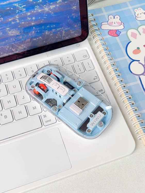 WIWU Crystal Magnetic Wireless Mouse WM105 by Smart TMall. 