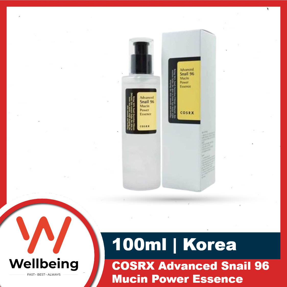 COSRX Advanced Snail 96 Mucin Power Essence 100ml | Korea