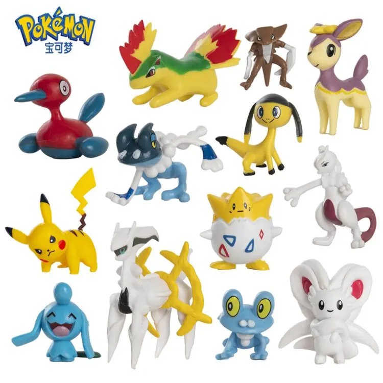 1-2 polegada pokemon figuras brinquedos eevee pikachu charizard