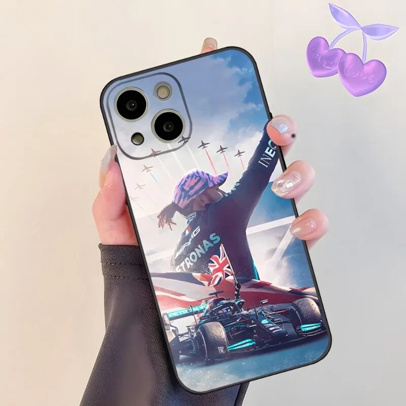 F1 Racing Lewis Hamilton 44 Phone Case For 14 Pro Max For Apple Iphone 13 14 12 Mini 11 Xr X Xs Pro Max 8 6s 7 6 Plus Back Cover. 