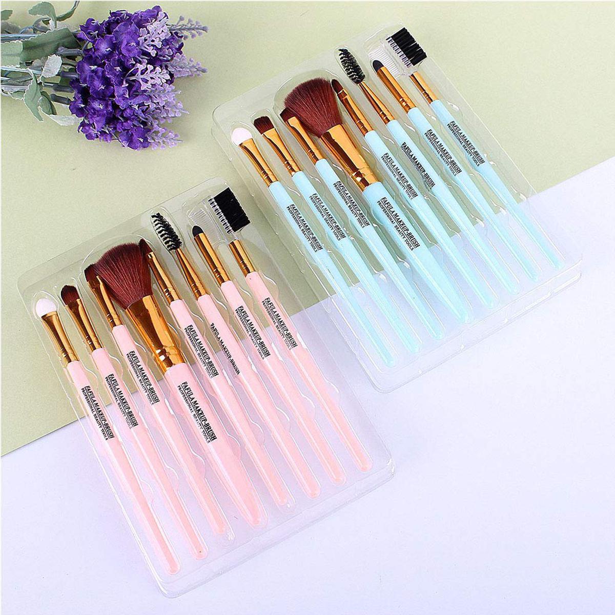 Fafula Assurance Everyday Makeup Brushes Set For Foundation Blush Eyebrow brush Eyeshadow 8 Piece Set
