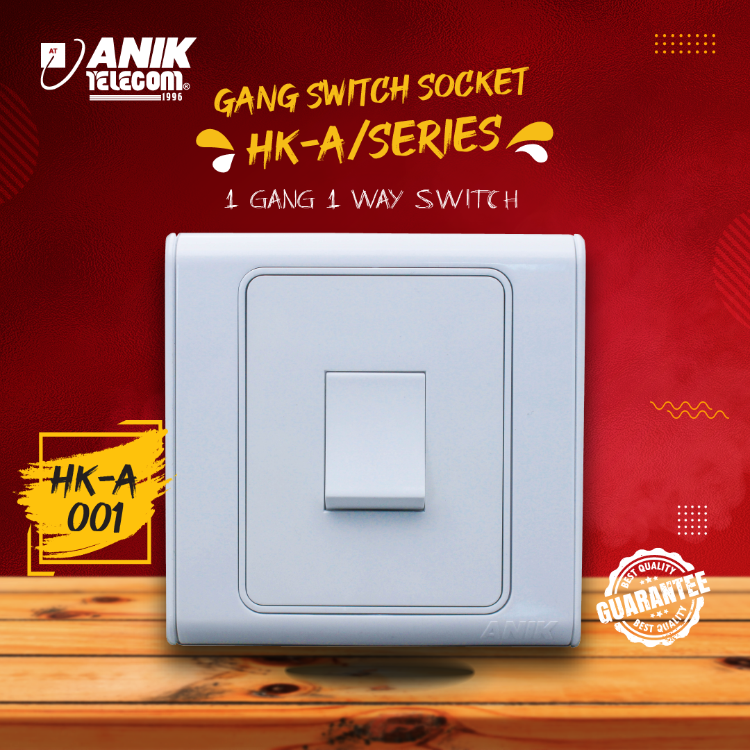 1 Gang 1 Way Switch