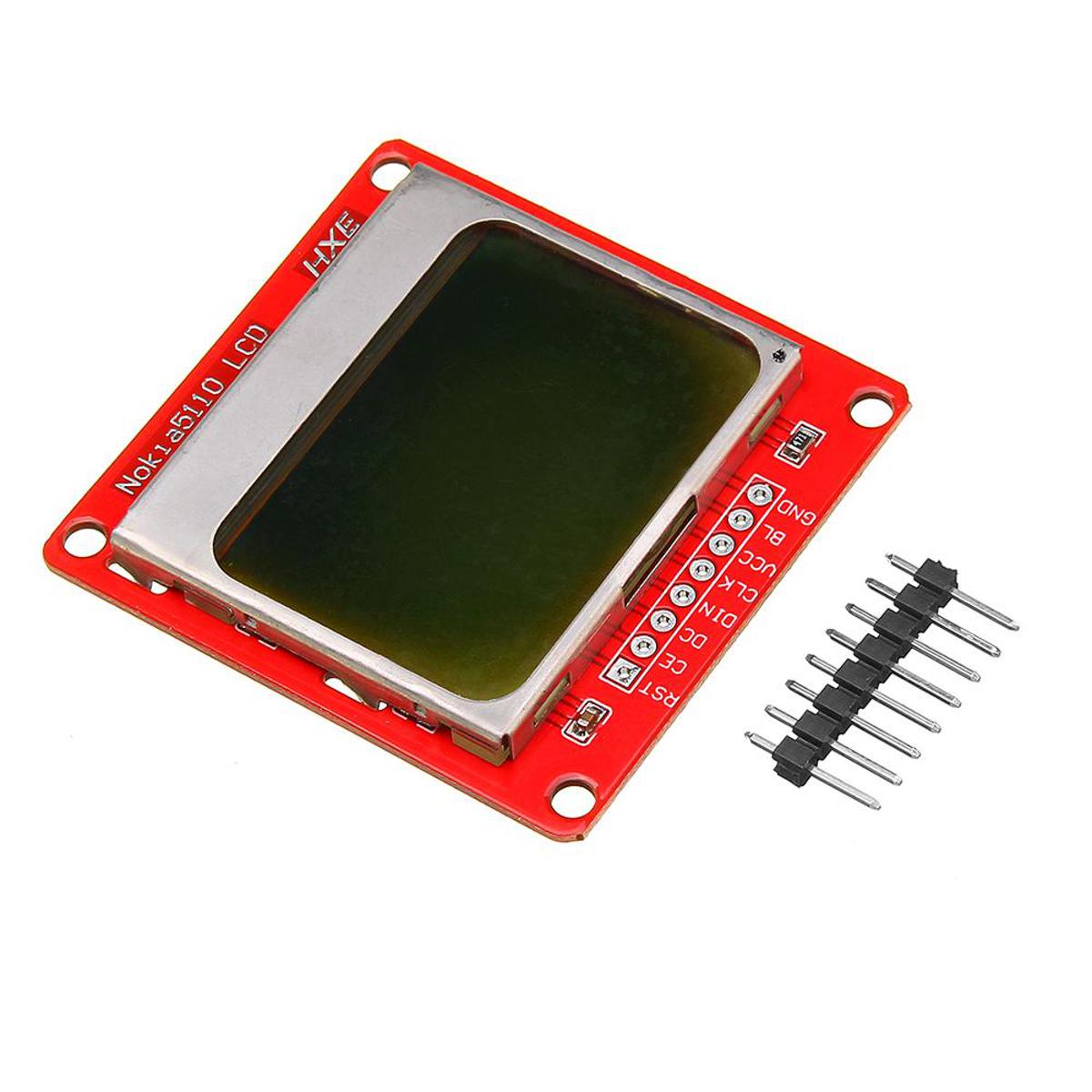 Conventional 5110 84x48 LCD Display Module White Backlight For Arduino UNO Mega Prototype