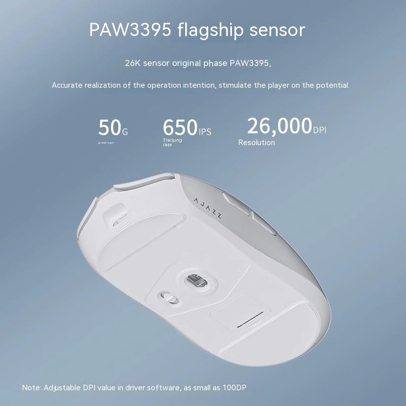 Ajazz AJ139pro4K Wireless Mouse Dual Mode PAW3395 Sensor Nordic 52840 FPS Gaming Mouse E-sports Lightweight PC Gamer Accessories. 