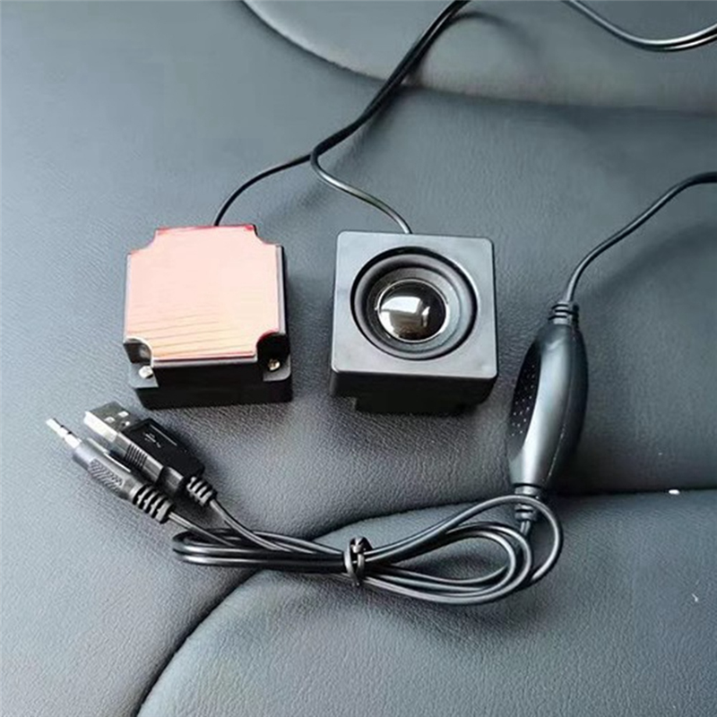Paste Monitor External Sound Desk Computer Sound Surround Hidden Mini USB Speaker Set DIY Desktop Speakers Set Kit. 
