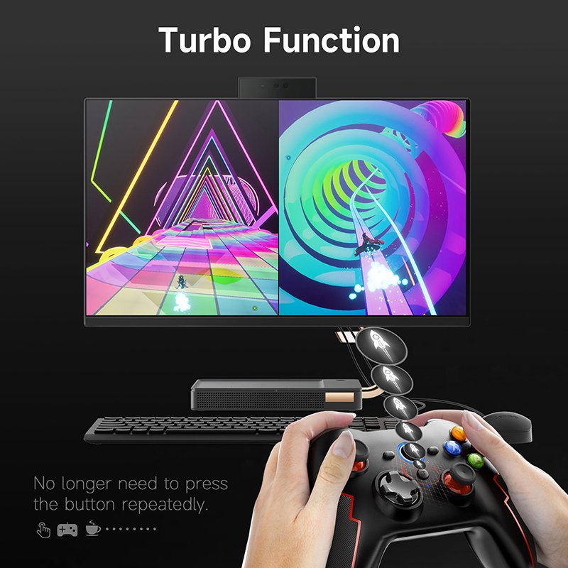 EasySMX 9013 Pro Bluetooth Gaming Controller, Wireless Gamepad Joystick for PC, PS3, iOS/Android Phone, Smart TV, Hall Triggers. 