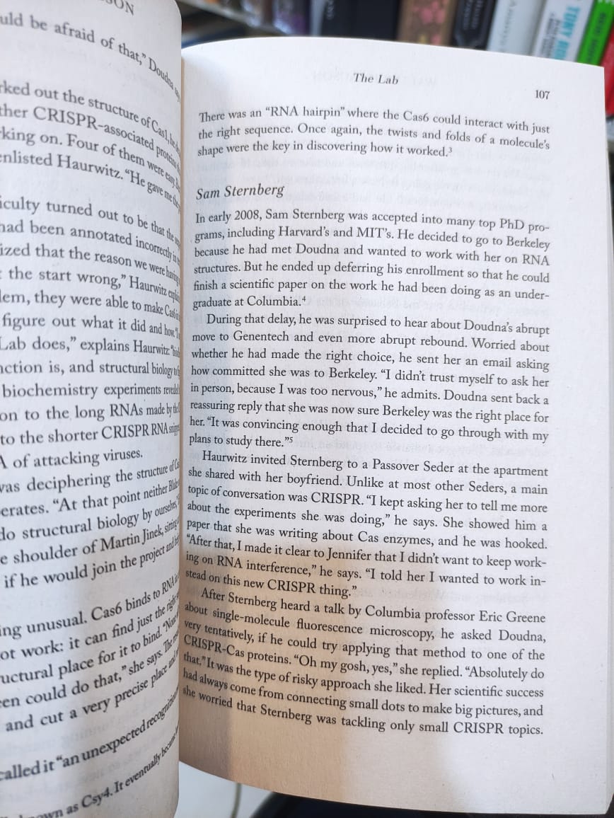 the code breaker by walter isaacson. 