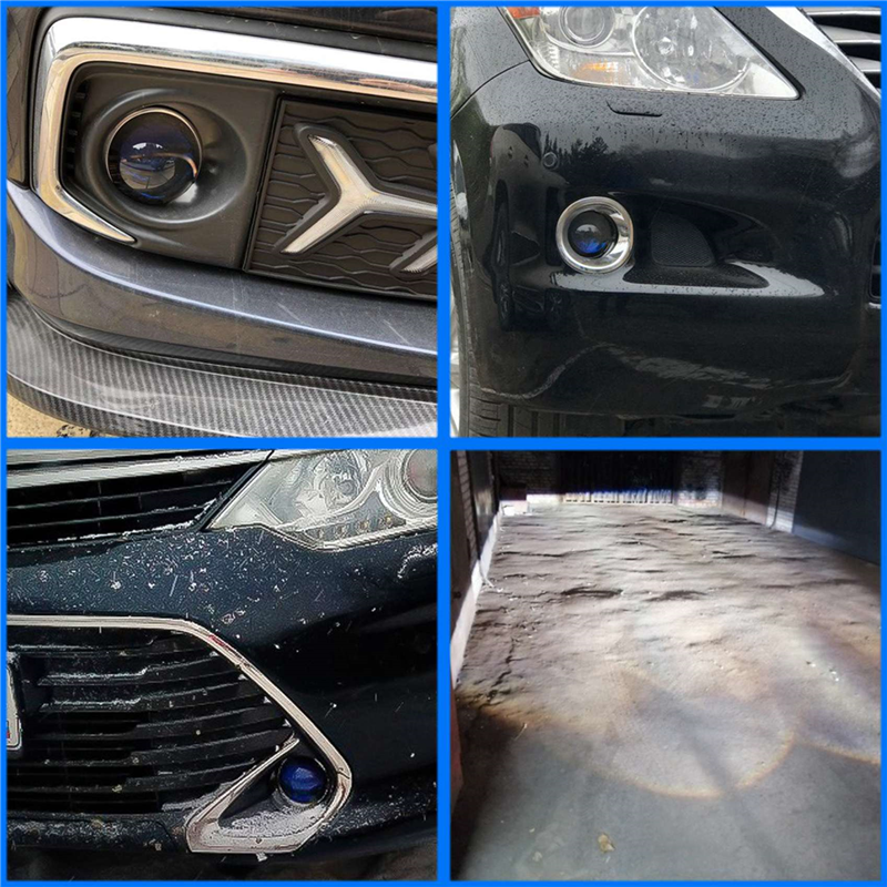 NXFDSIOZ 2X 3.0 Inch Fog Light Projector Lens 12000LM Bi- HID Fog Lamp for Yaris Avensis H11. 