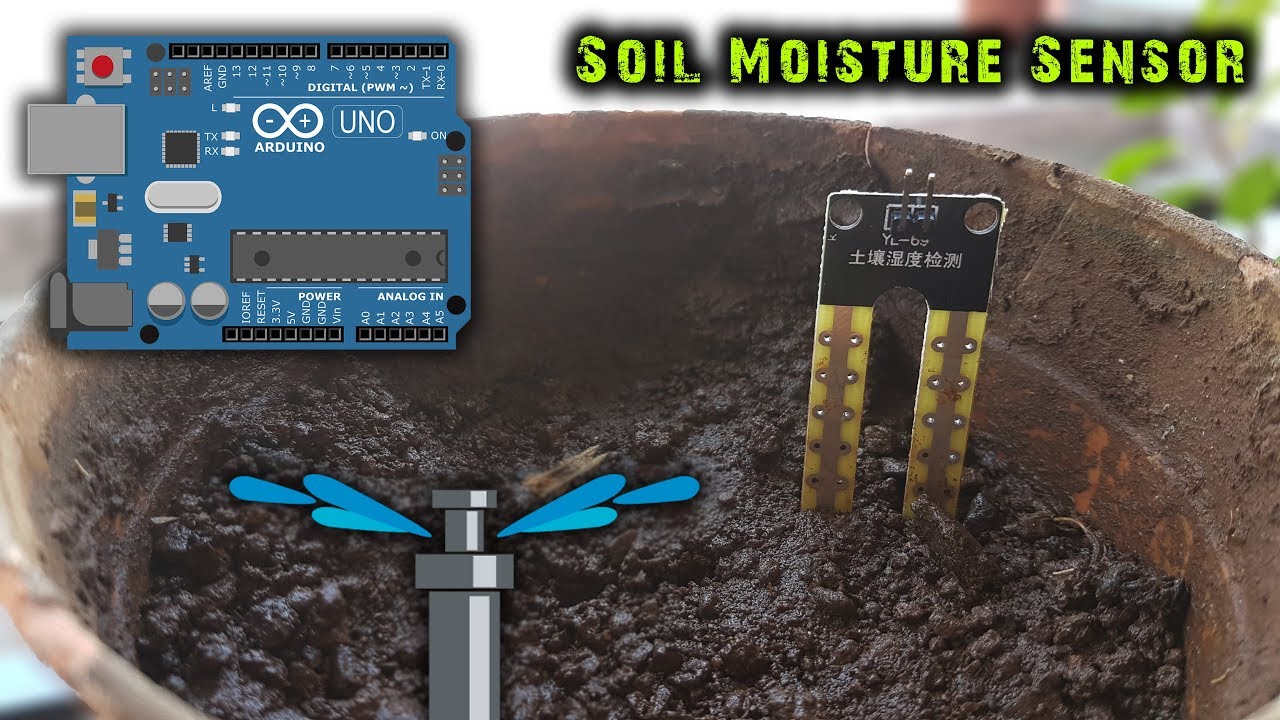 Soil Moisture Sensor And Automatic Watering System For Arduino - Power Bank Circuit. 