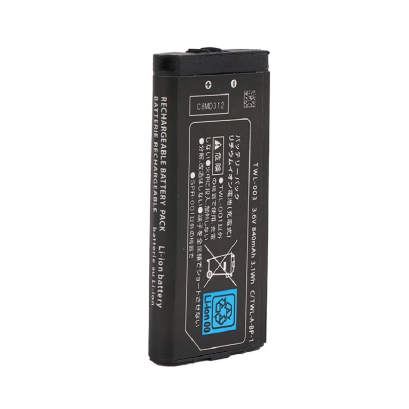 Nintendo DSI Replacement Battery Twl003 840mah Game Console Battery C/TWL-A-BP, TWL-003 for Nintendo ndsi , NDSi, NDSiL. 