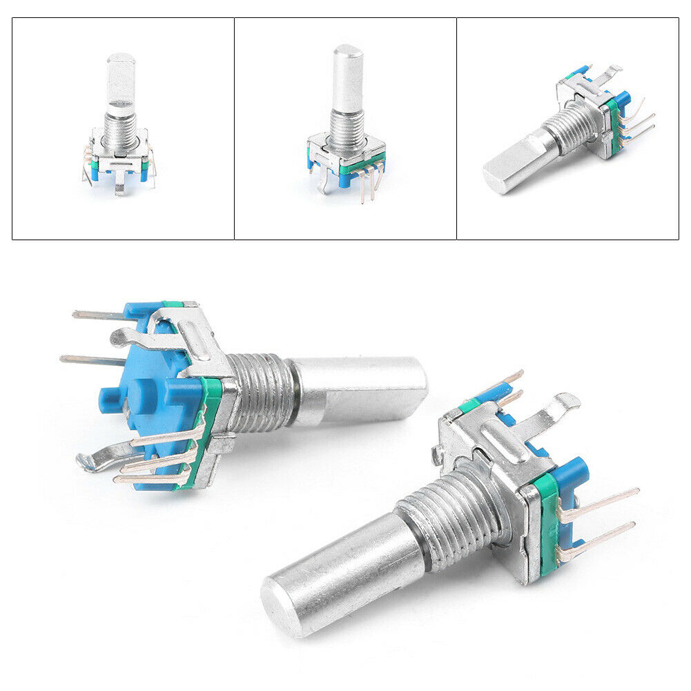 5 Pin Rotary Switch 20mm Rotary Encoder Switch D-Shaft Digital Potentiometer 20 Pulse Mechanical Rotary Encoder Switch Flat Shaft Rotary Selector Switch 5Pin Leads . 