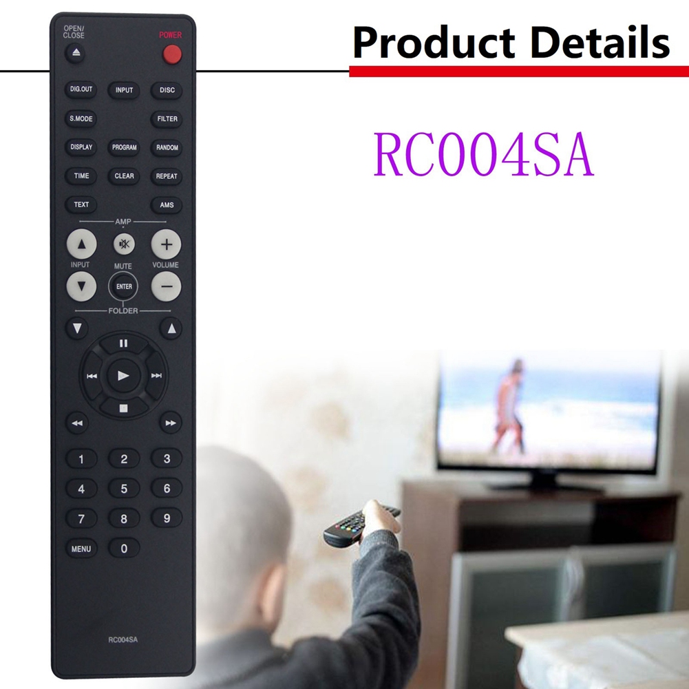 1 Pcs Replacement Remote Control RC004SA Black Plastic New for Marantz Amplifier SR4003 CD5005 CD6006 CD6005 SR5004 SR1041 SR6004 SR5005 SR5003. 