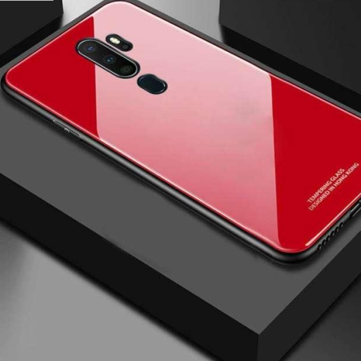 For OPPO A9 2020 / OPPO A5 2020 “HONG KONG Design” Tempered Glass Protector Casing Glass Back Phone Cover