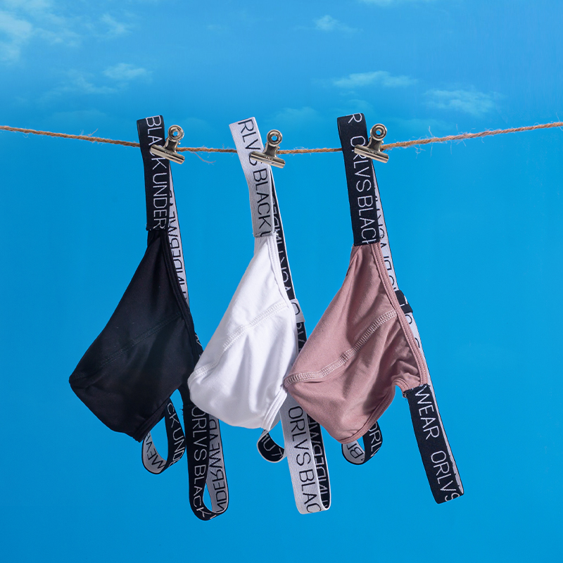 CMENIN Soft ORLVS (1 Pieces) Modal Men Underwear thongs Mens Jockstrap Breathable Soft thongs And G strings Splice Innerwear OR6107. 