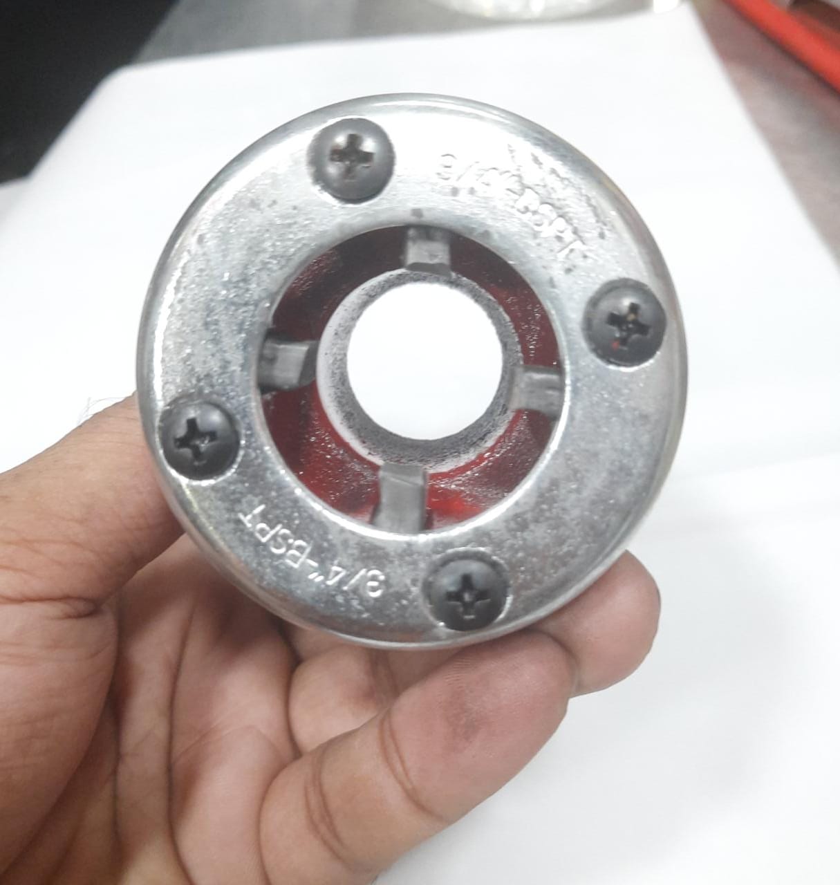 Pipe Threading Die Head 3/4 Inch , Die stock head For PVC/GI Pipe Threading Machine same as picture. 