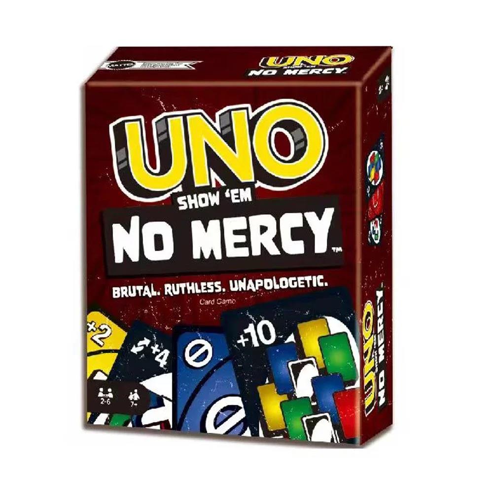 new uno no mercy card game Anime Cartoon Board Game Pattern Family Funny Entertainment uno no mercy game uno Card Game Christma. 