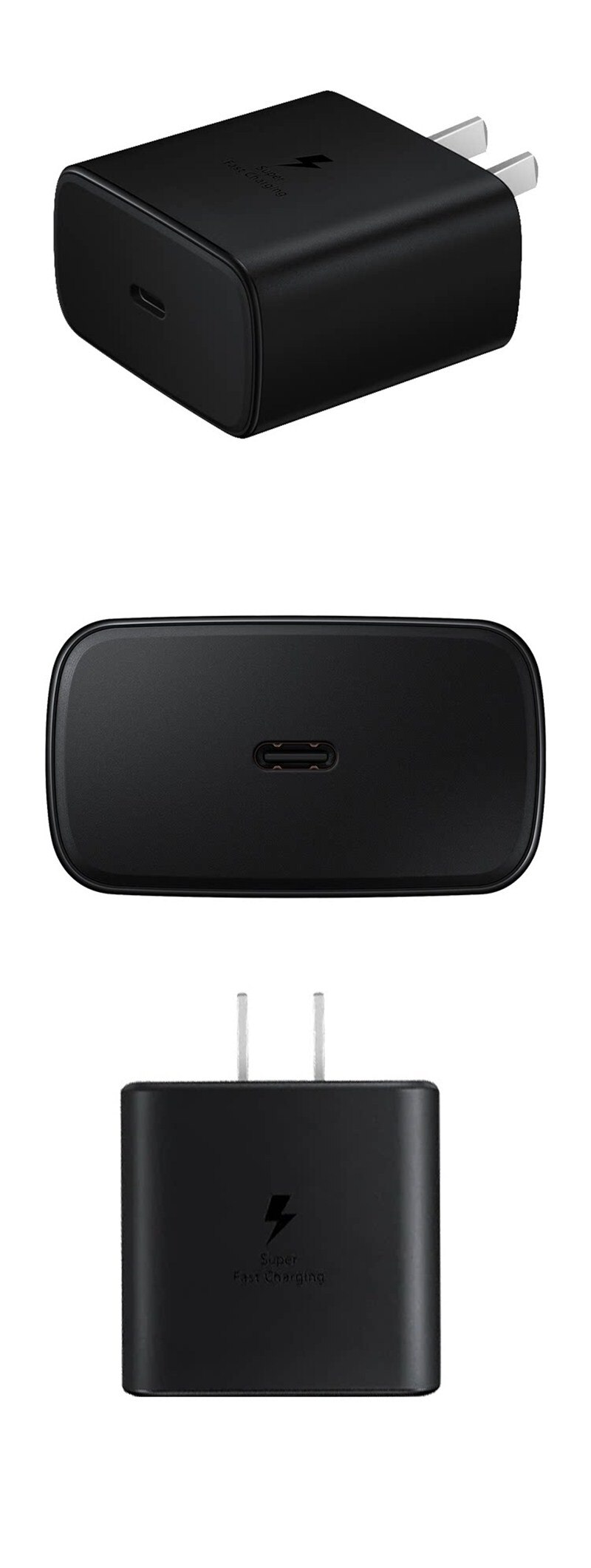 【happy one】Samsung EP-TA845 Super Fast Charging Adapter 5A Dual Type C Cable For Galaxy S21 Plus S20 + Note A90 A52 A72. 