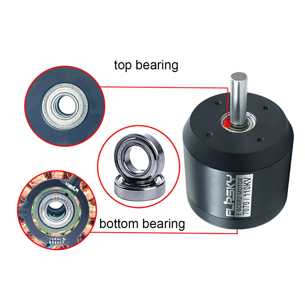 Sensored Outrunner Brushless DC Motor B. 