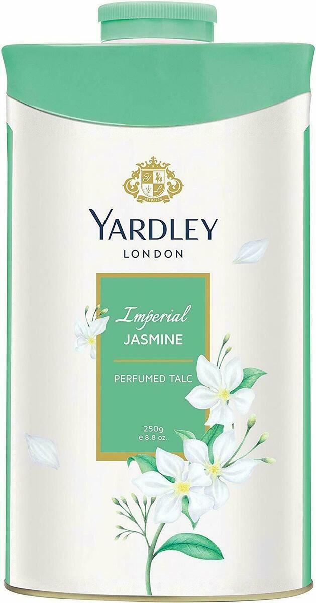 International England product Yardley IMPERIAL JASMINE talcum powder used for male/ female/ baby - 250 GM