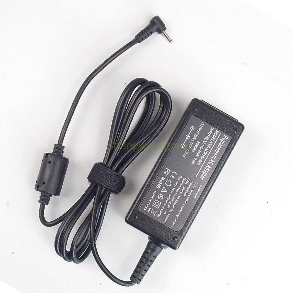 19V 2.1A Notebook Power Adapter Charger for Asus Eee PC 1101HA-MU1X-BK 1015CX-WHI014W 1015PE-BLK045S 1015PE-BLK052S 1001HAG R051T. 