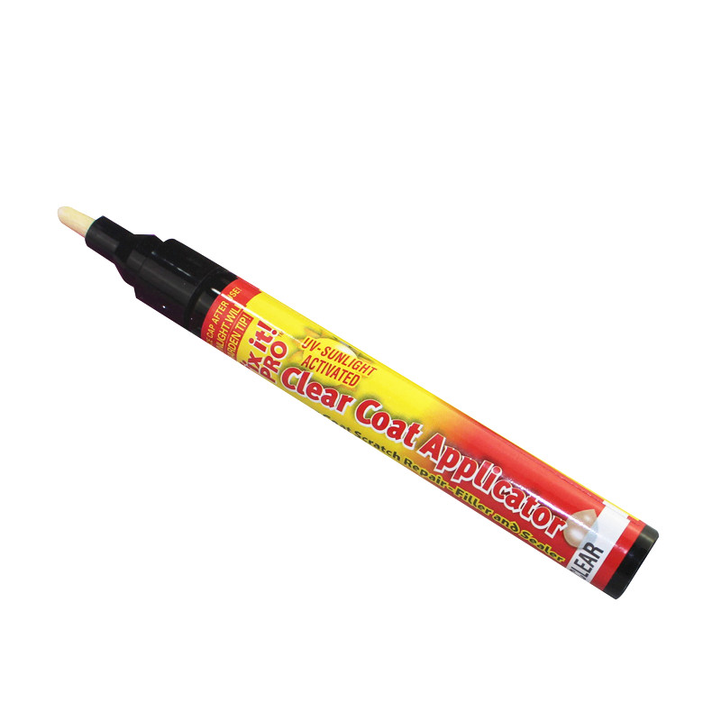 Car Clear Coat Applicator Painting Pen Fix It PRO Portable Non-Toxic Repair Scratch Easily Car Scratch Repair Pen 2 Spare Nib. 
