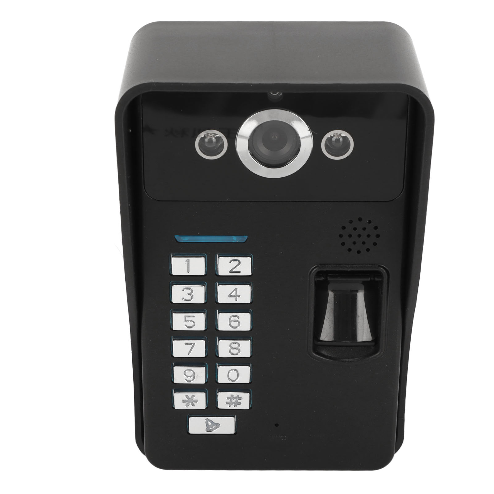 Video Intercom System 7 Inch TFT Fingerprint Identification Password Monitor Video Doorbell with Night Vision AU Plug. 