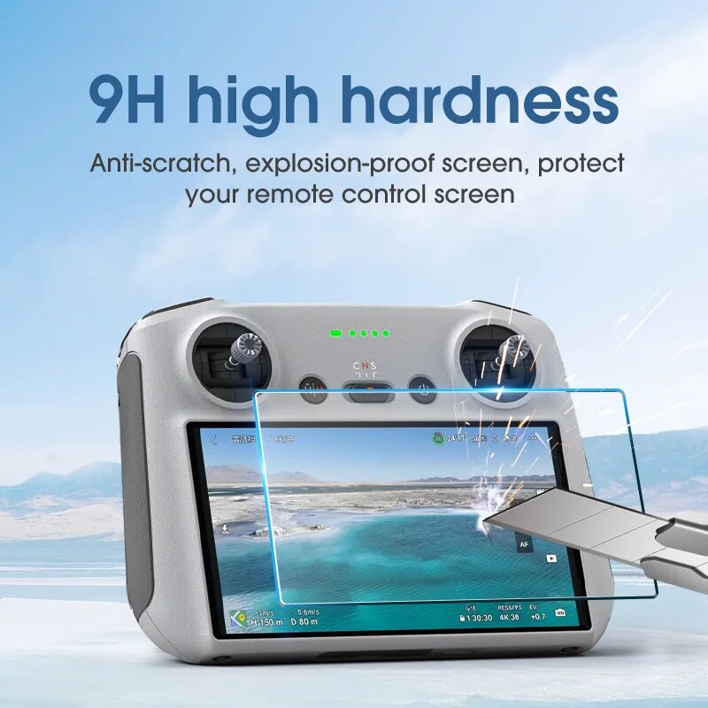 1-3Pcs Tempered Glass For DJI Mini 3 PRO RC Remote Controller Screen Protector Scratch-Proof Film For DJI Air 3 RC 2 Accessories. 