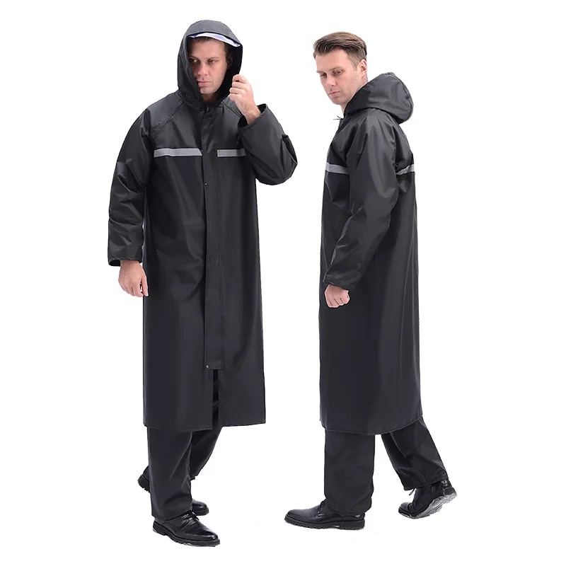 Rain Coat Motorcycle Raincoat Man Waterproof Suit Raincoats Overcoat Rainrainwater Outerwear Long Jacket Poncho Men Motorcyclist