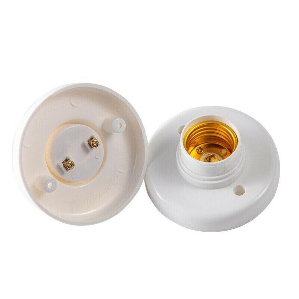 Light Bulb E27 Light Bulb Fixing Base Cap Pendant Lamp E27 Light Bulb Socket Fixing Round Lamp Base Holder for Light Bulb. 
